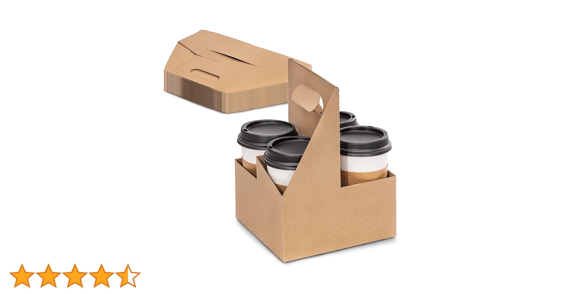 シリコンコーヒーカップキャリア ポータブルドリンクキャリア テイクアウト　青 Amazon.co.jp: FMP Brands 4カップ 使い捨てドリンクキャリア ハンドル